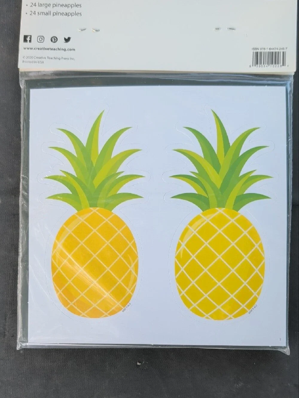 Pineapple Party Paper Cutouts