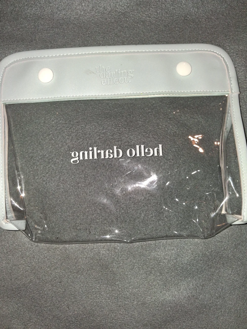 Hello Darling Clear Cosmetic Bag