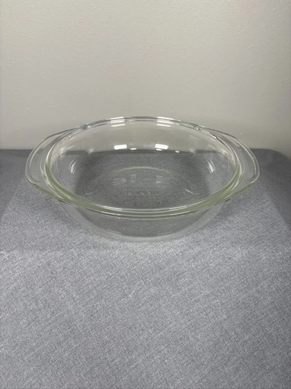 Vintage PYREX Oven RoasterOvenware Clear Glass Casserole Baking Dish Made In USA