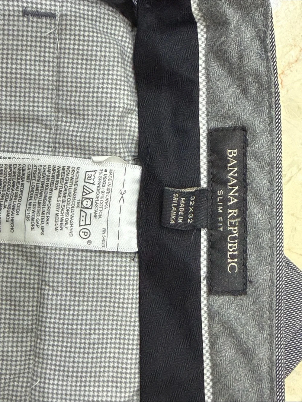 Banana Republic tailored men