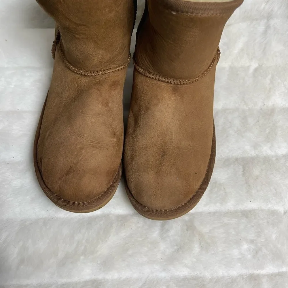 Australia Luxe Cosy short boots brown sheepskin and shearling lining siz…