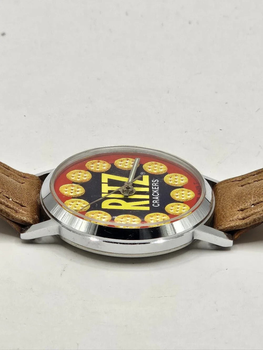 1971 National Biscuit Co Ritz Cracker Promotion Wristwatch Running