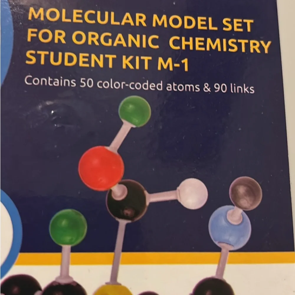 Colorful Molecular Model Learning Toy Set for Educational Fun