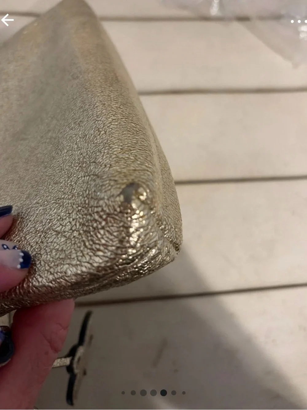 Tory Burch sleek metallic