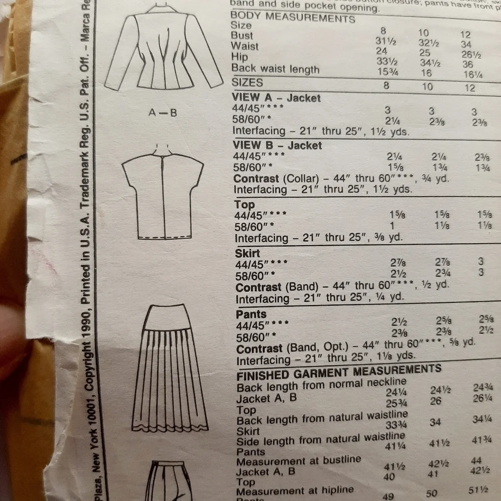 McCalls top 1990 ny