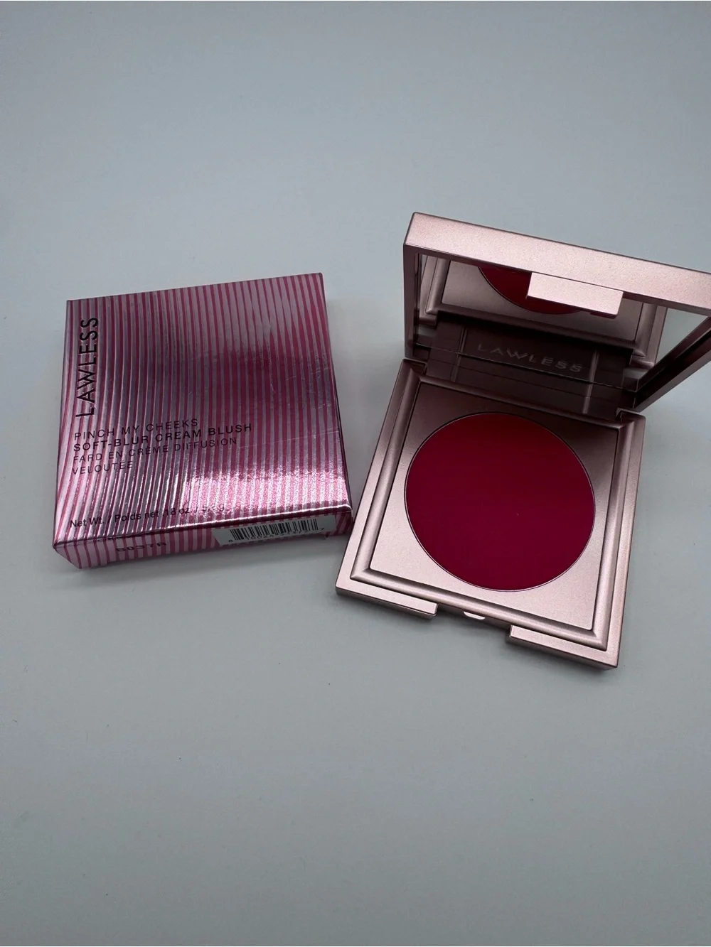 LAWLESS Pinch My Cheeks Soft-Blur Cream Blush Cherry Pie NIB