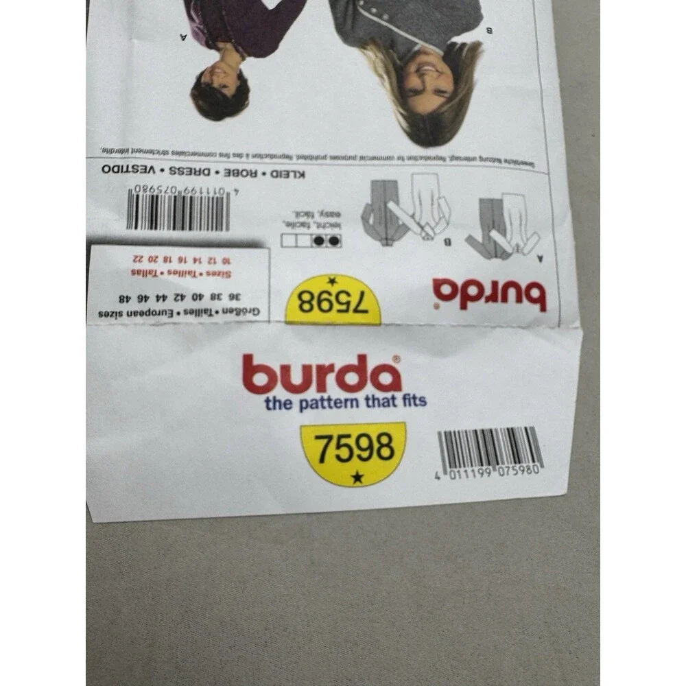 Burda sewing pattern