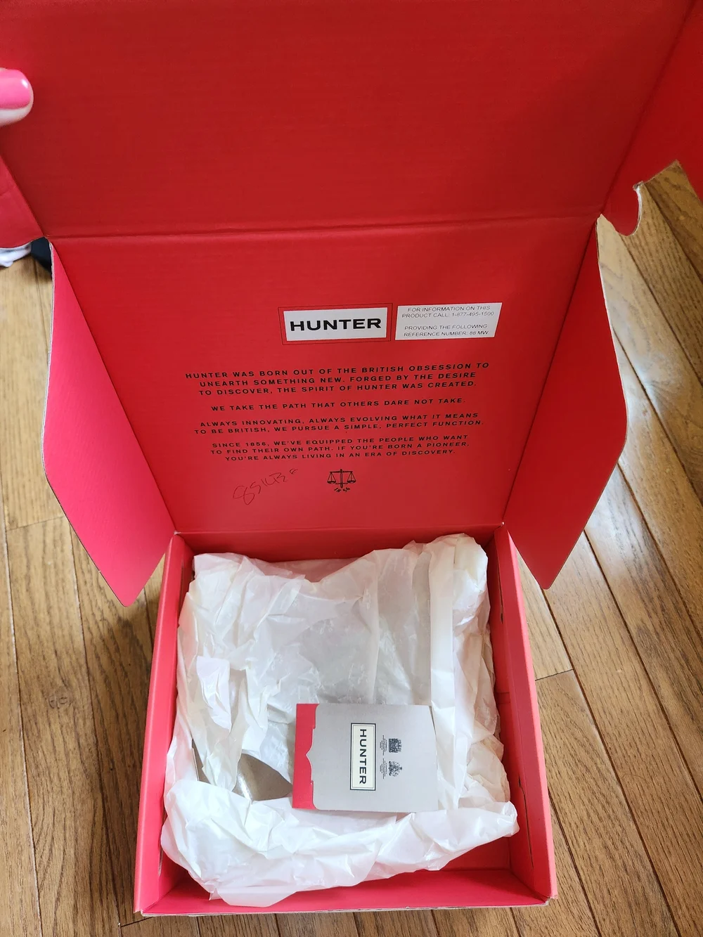 Hunter branded box