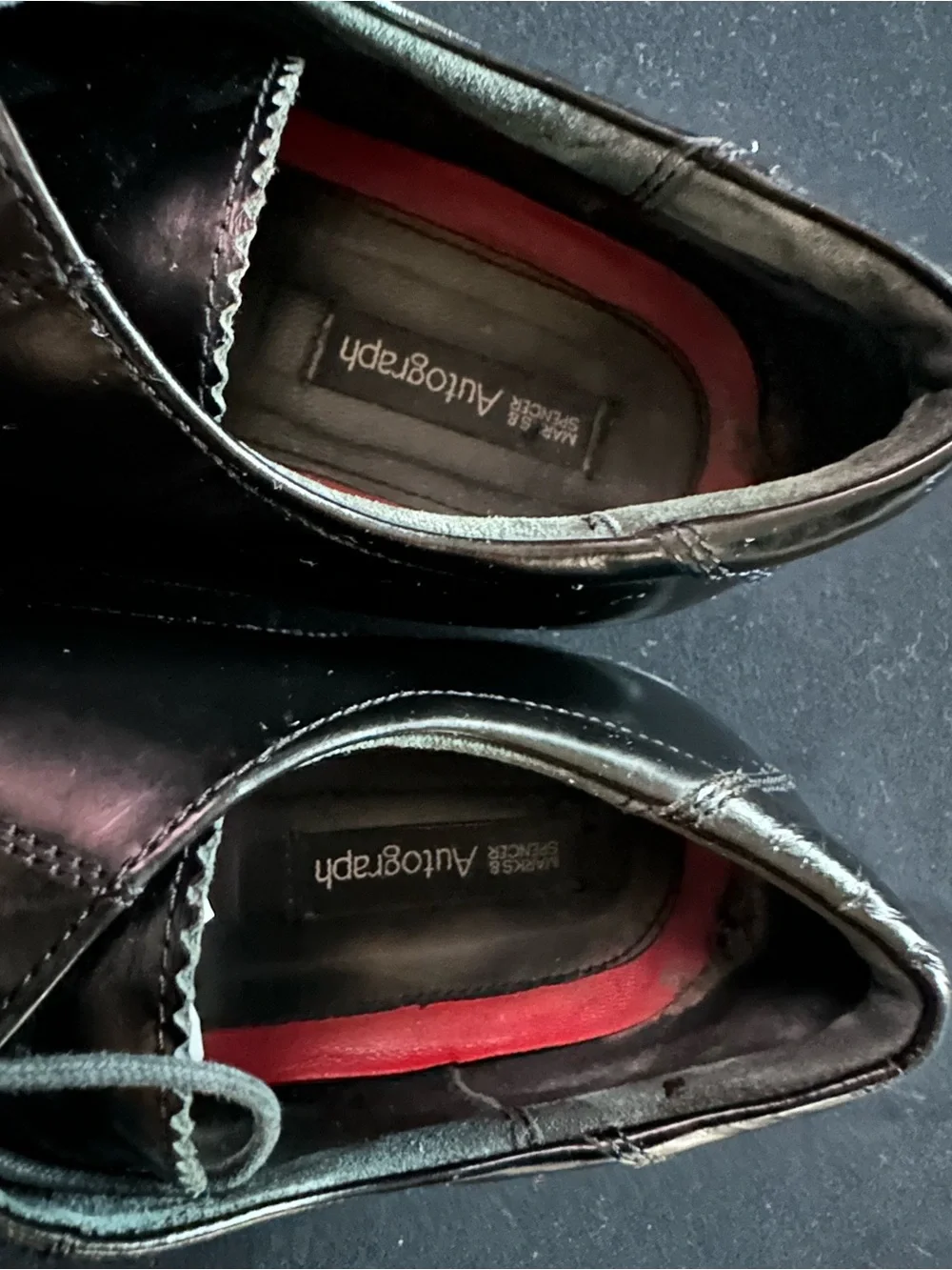 Marks & Spencer polished black