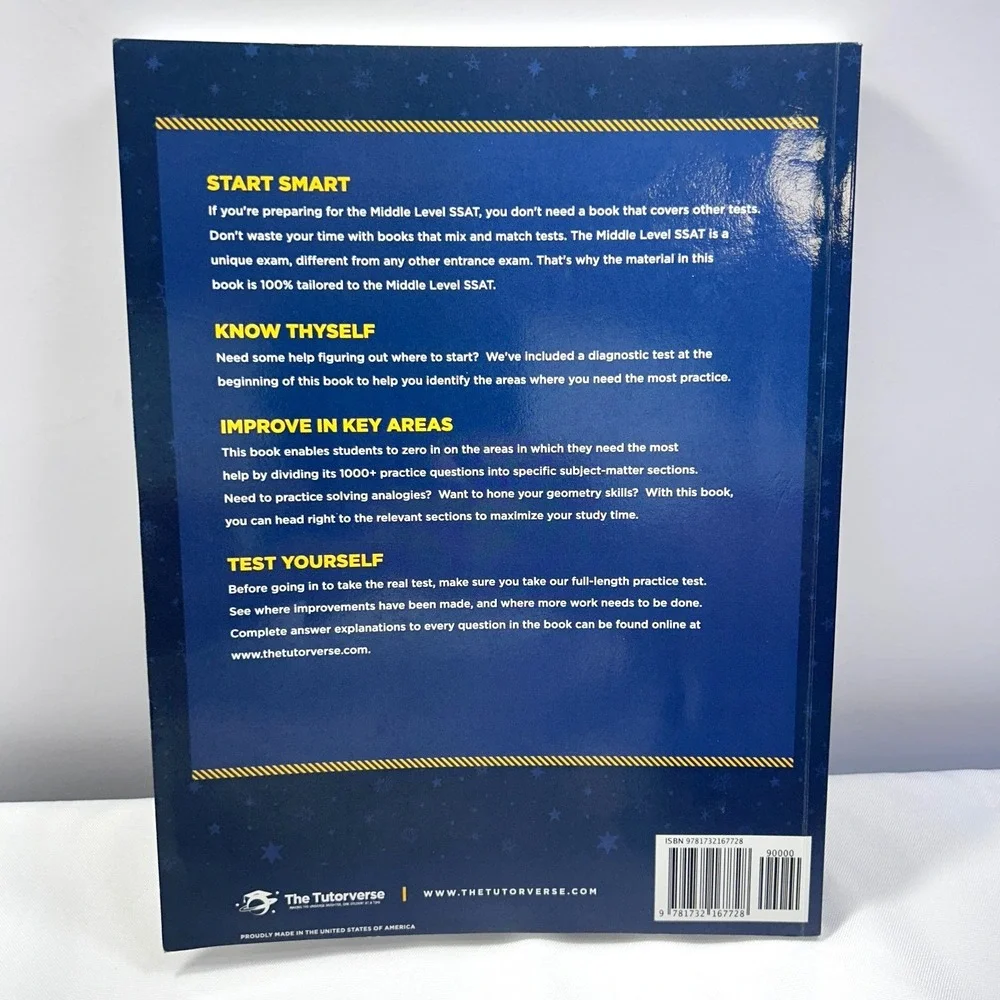 Middle Level SSAT: 1000+ Practice Questions‎ Paperback The Tutorve