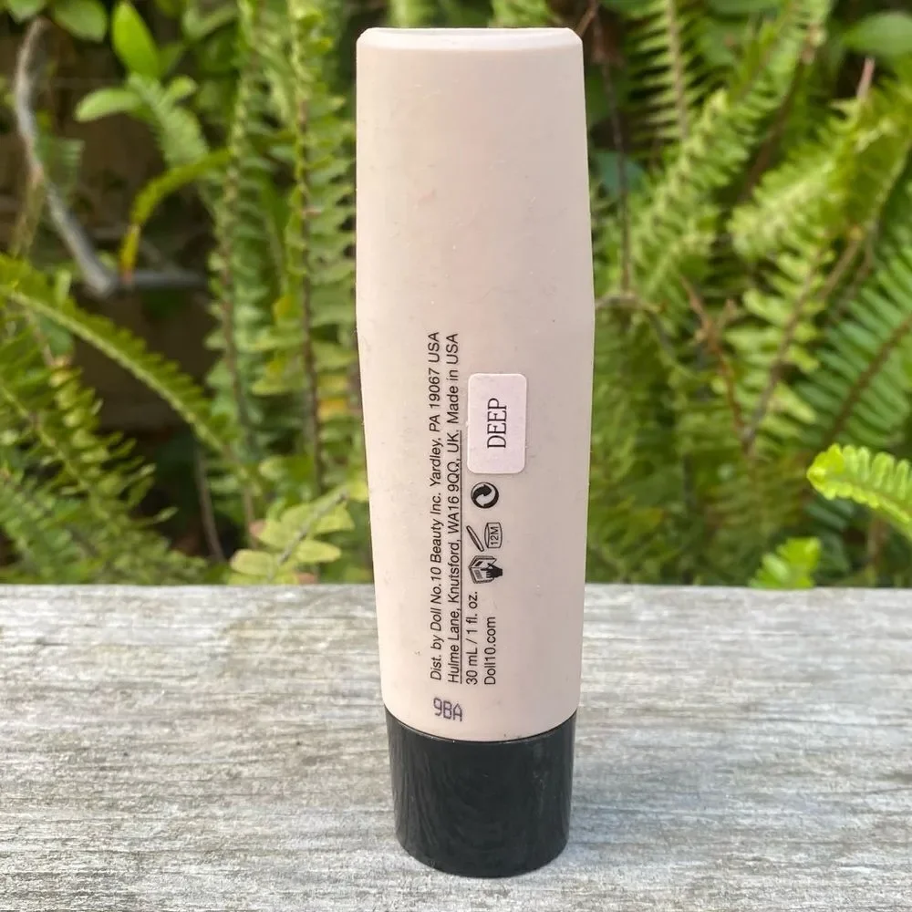 NIB New Doll 10 HydraGel Foundation Deep 1oz/30ml Skincare Makeup Face