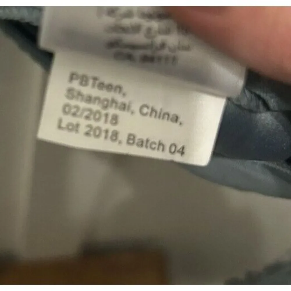 Pottery Barn no stains