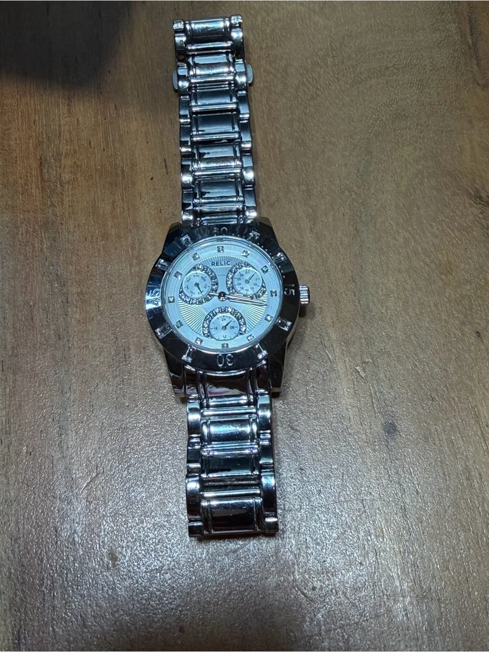 Relic By Fossil 2010s Office‎ Siren Stainless Steel Beth 34mm Watch (VGUC)