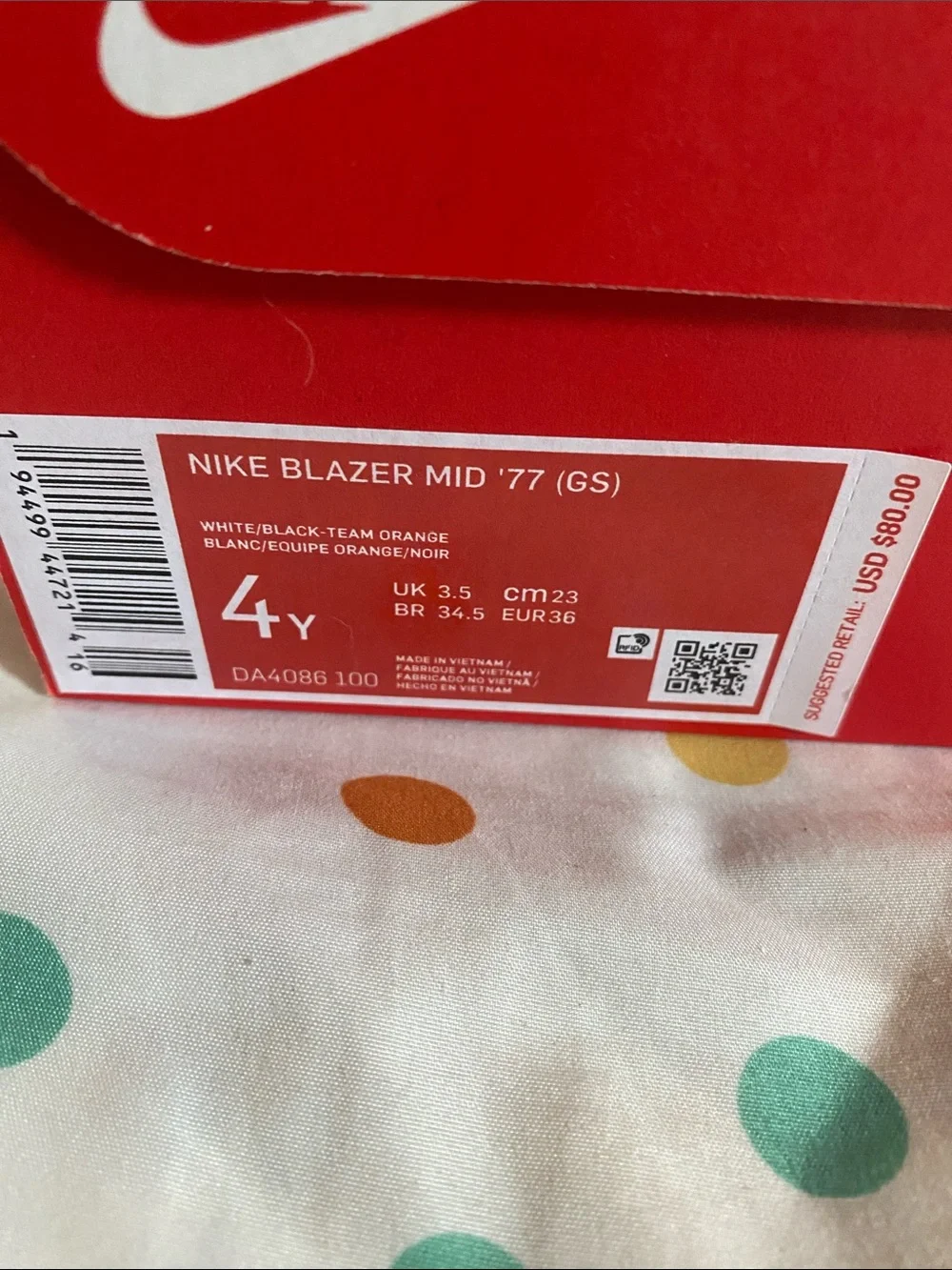 Nike kids slide