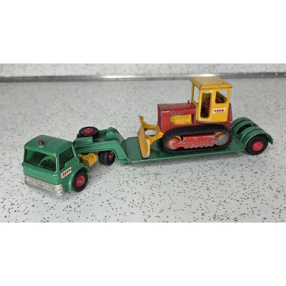 Matchbox Lesney King Size K-17 Ford Tractor Dyson Low Loader & Case Tractor