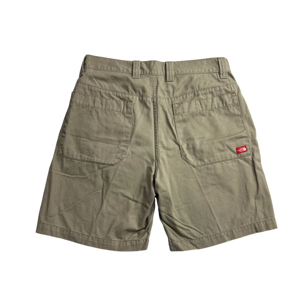 The North Face Mens Khaki Cotton Chino Shorts Size 32 Regular Tan Utility F10‎