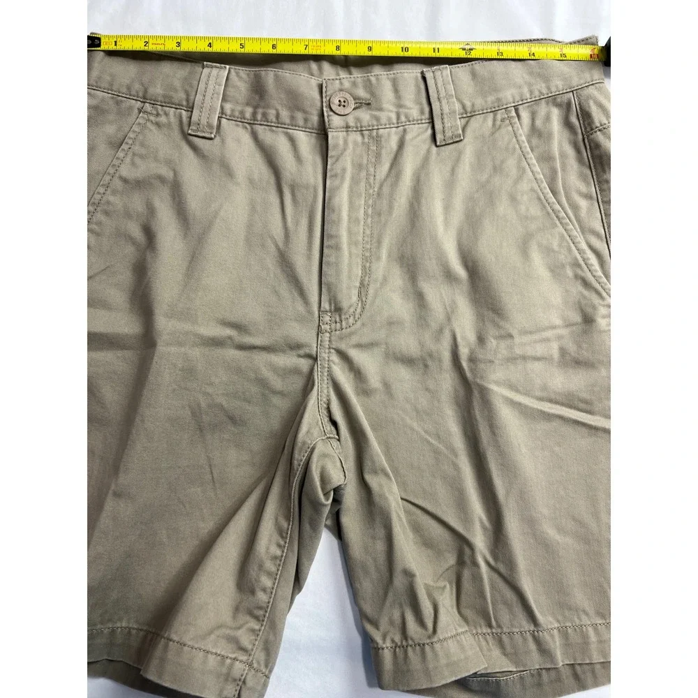 The North Face Mens Khaki Cotton Chino Shorts Size 32 Regular Tan Utility F10‎