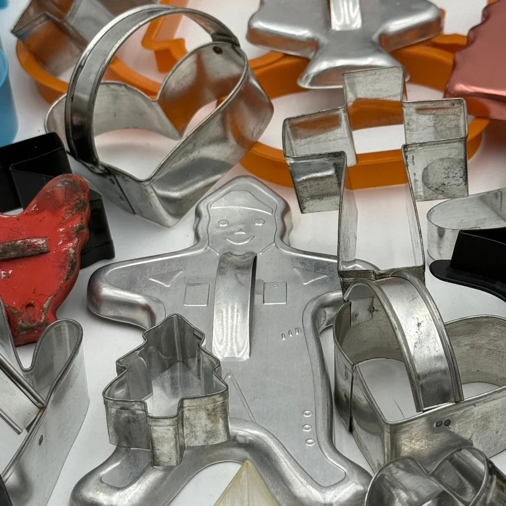 Mix Cookie Cutter Lot IKEA Vinterfint Sunny Side Up Bakery Metal Plastic Shapes