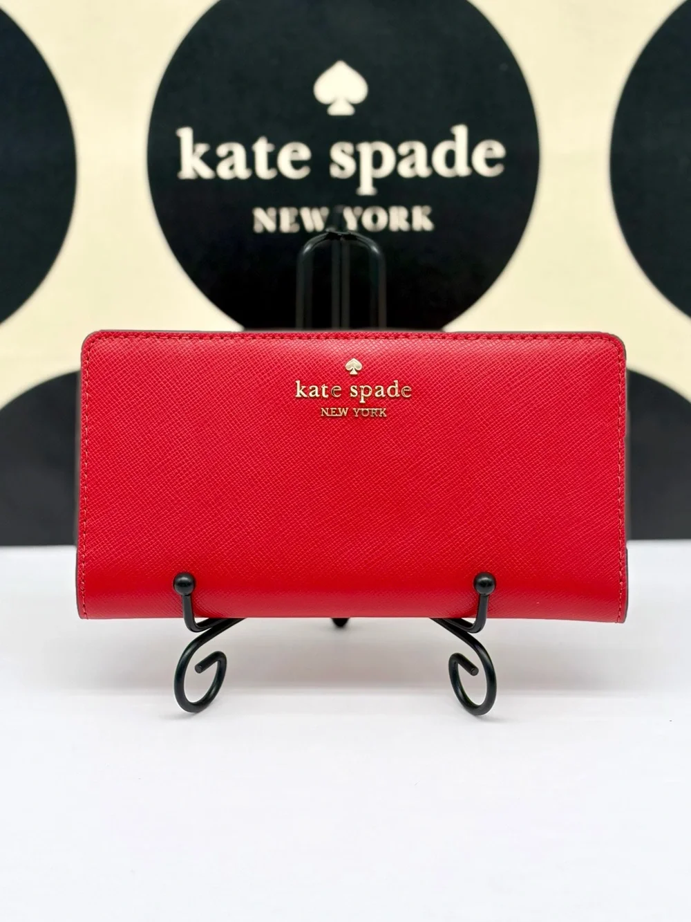 kate spade bright red