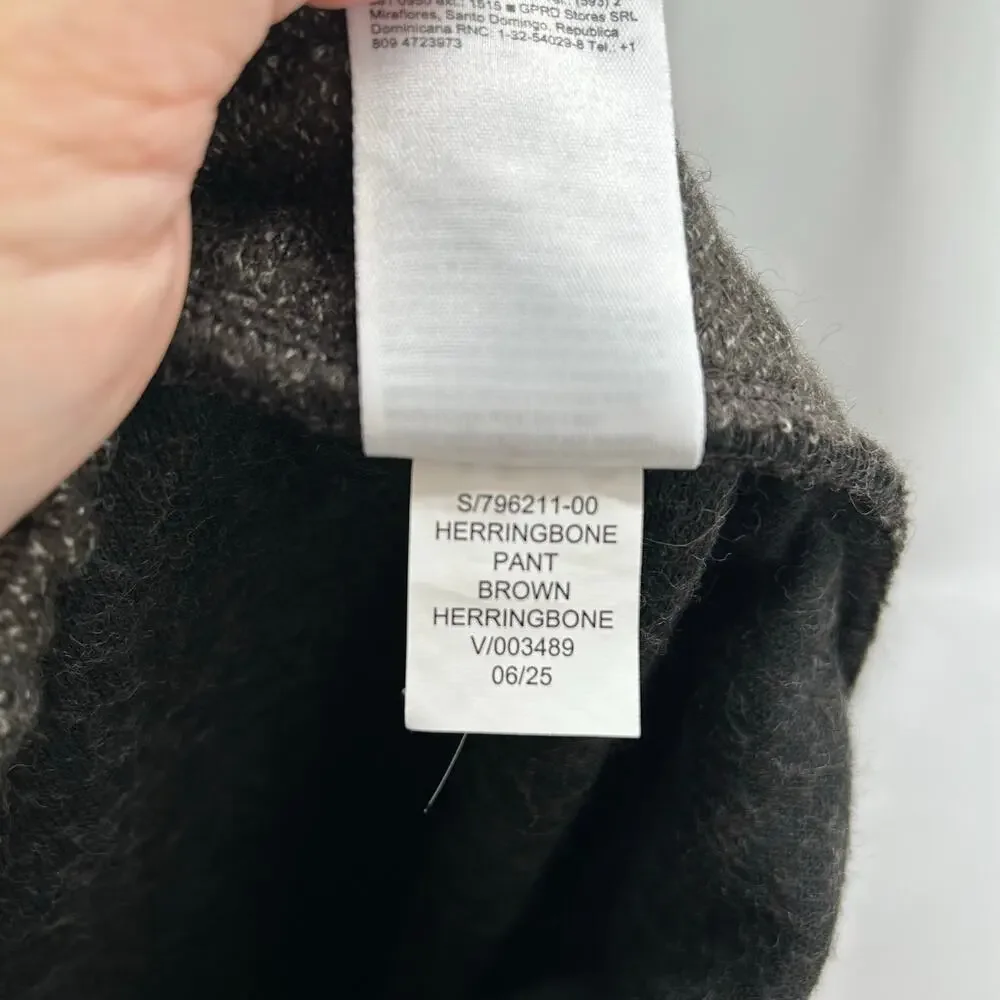 Banana Republic brown herringbone