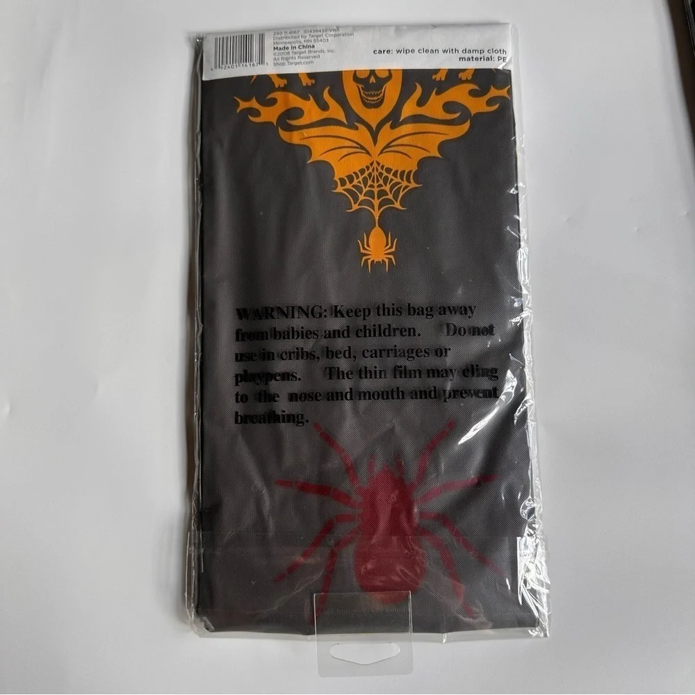 Target set of two Halloween Plastic Tableclothes