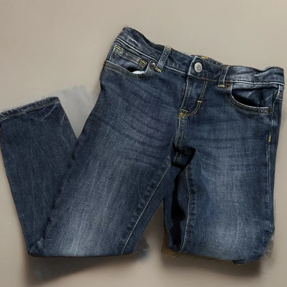 Gymboree Girl's Super Skinny Denim Jeans Size 6 w/Stretch & Adjustable Waist