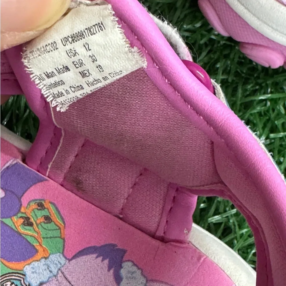 Pink and Silver Kids Sandals Size 12‎