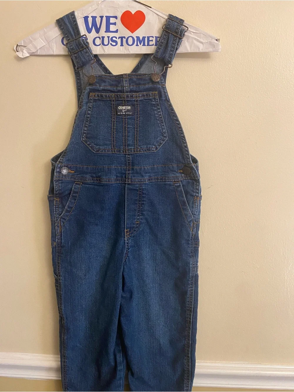 Oshkosh denim overalls