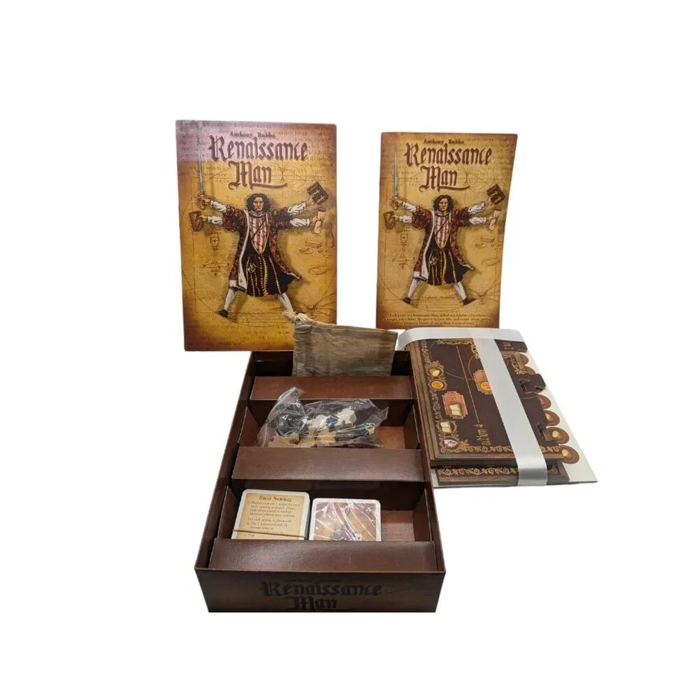 Renaissance Man Board Game By Anthony Rubbo For 1-4 Players Ages 13+