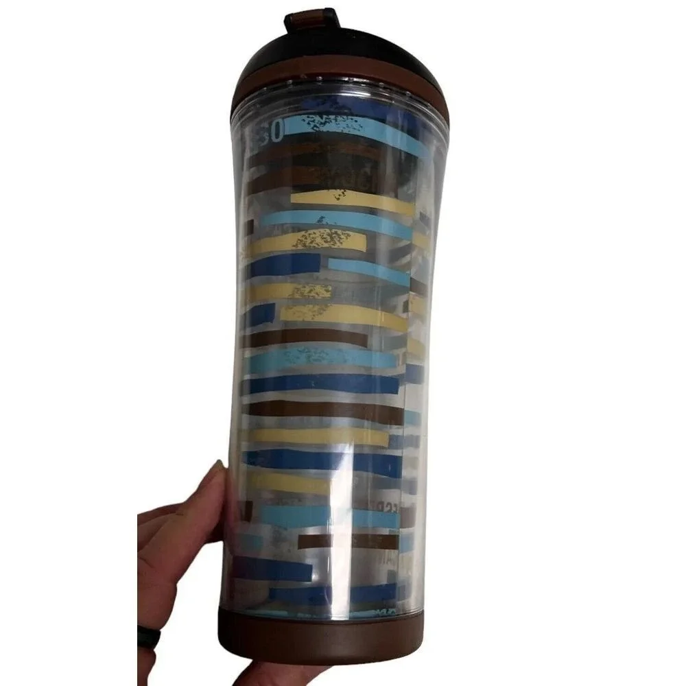 STArbucks 16 Oz Tumbler 2007 Logo Double Wall Original Coffee‎ Cup CHN