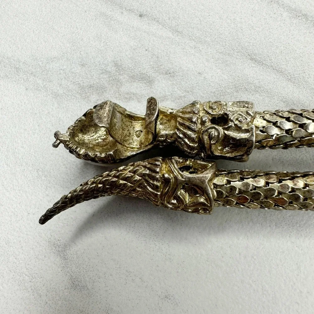 Vintage coiled snake