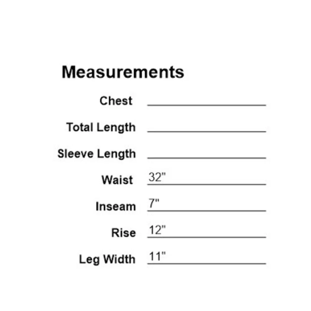 johnnie-O measurements waist