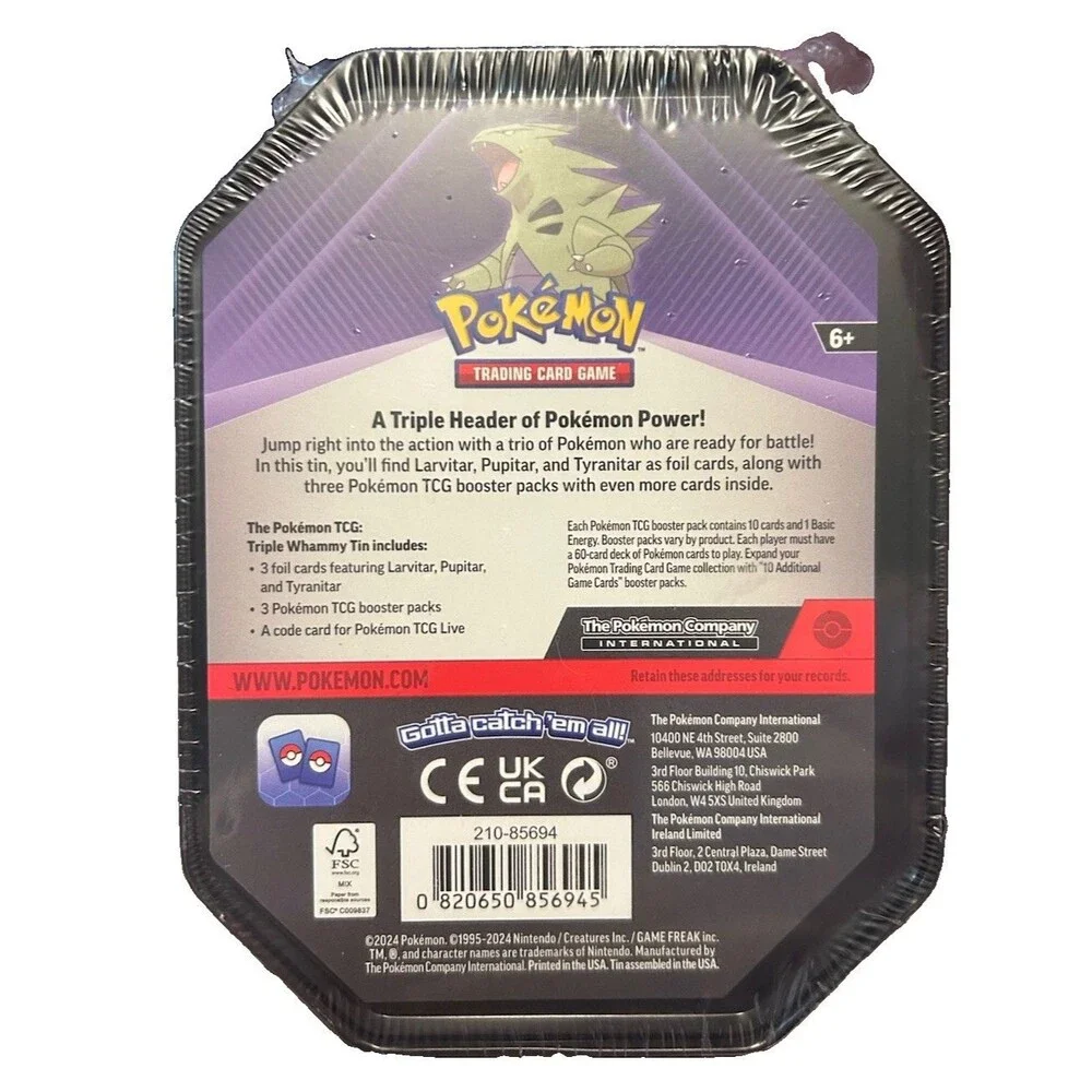 Pokemon tyranitar triple