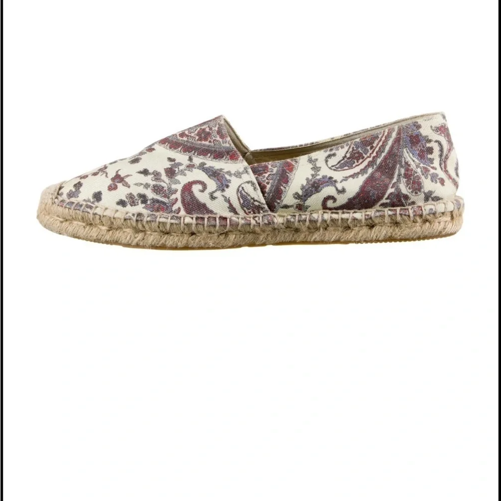 Isabel Marant Paisley Espadrille Flats EU 37 US 7
