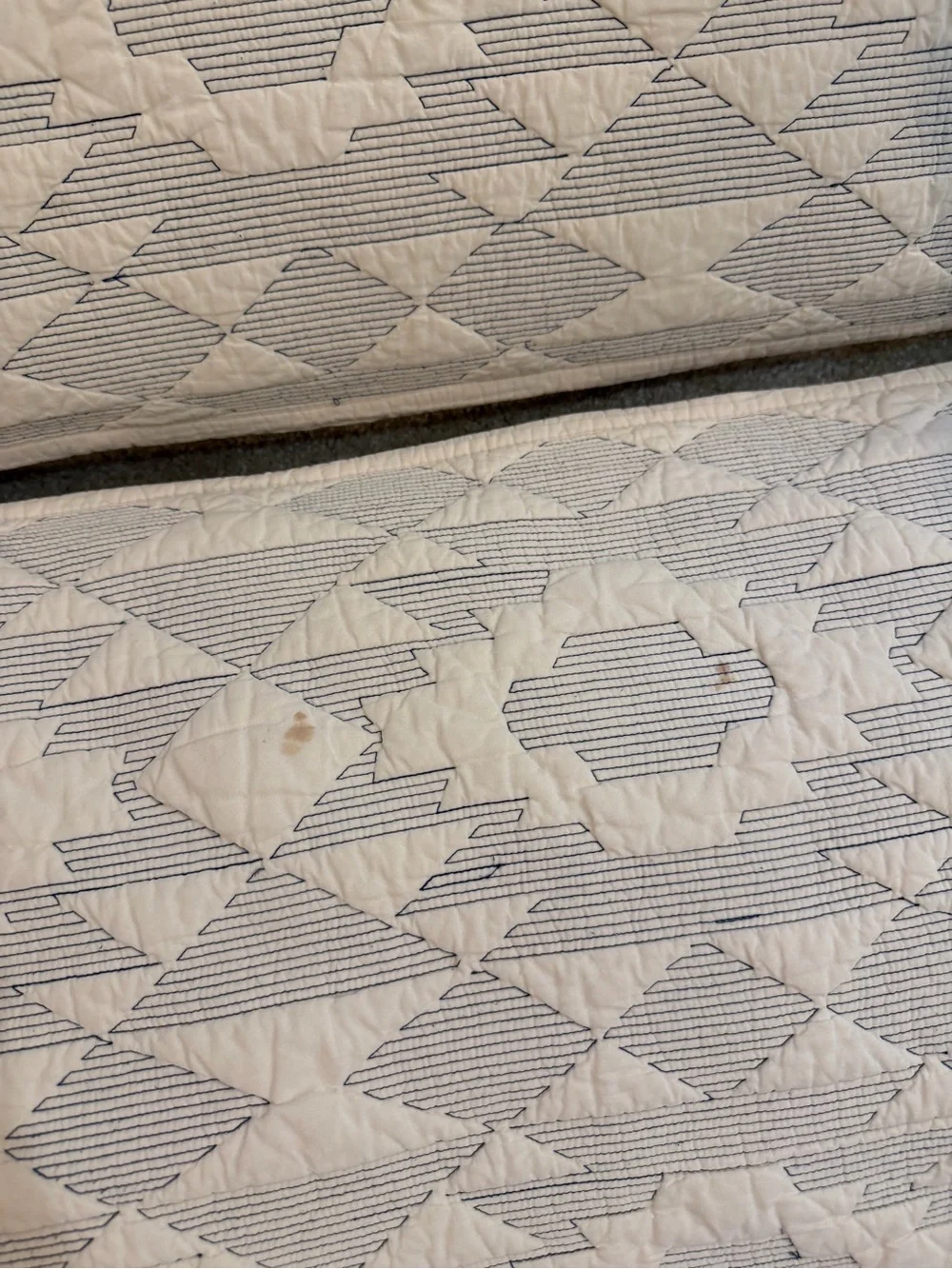King Pendleton YUMA STAR STITCHED QUILT SET
