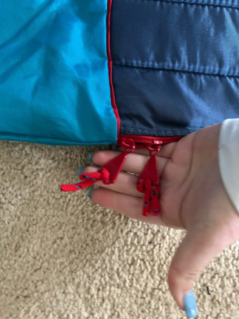 Sports Graphics red handles bag