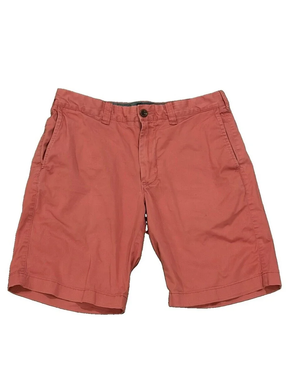 J.Crew Stretch Chino Shorts Men’s 29 9” Inseam Coral Salmon Cotton Casual Preppy