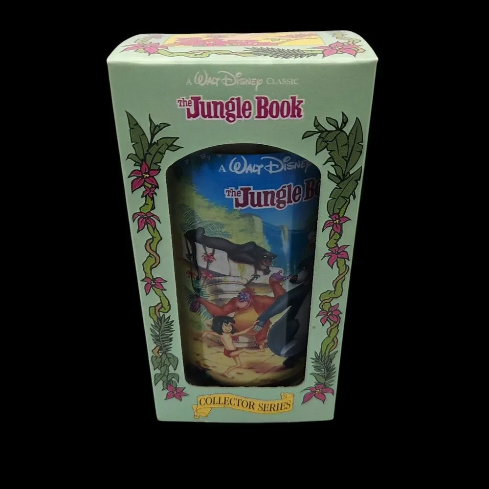 1994 Disney Jungle Book Collector Glass Burger King Vintage Drinkware Cup