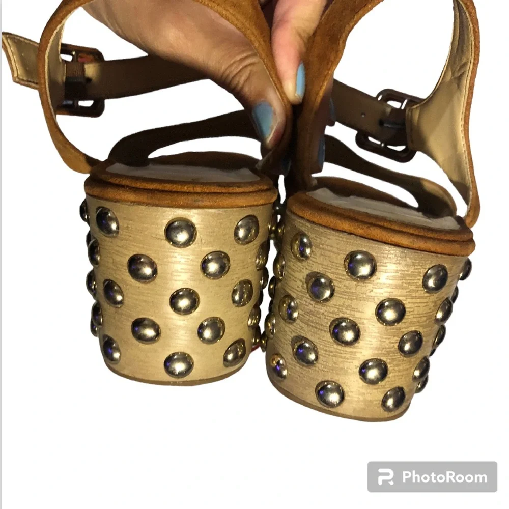 Brian Atwood franki studded platform sandals