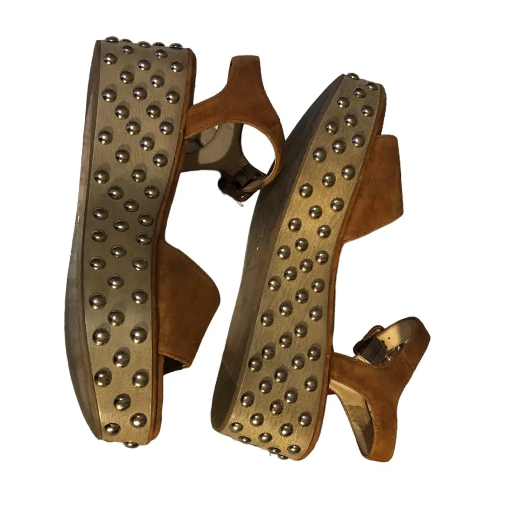 Brian Atwood franki studded platform sandals