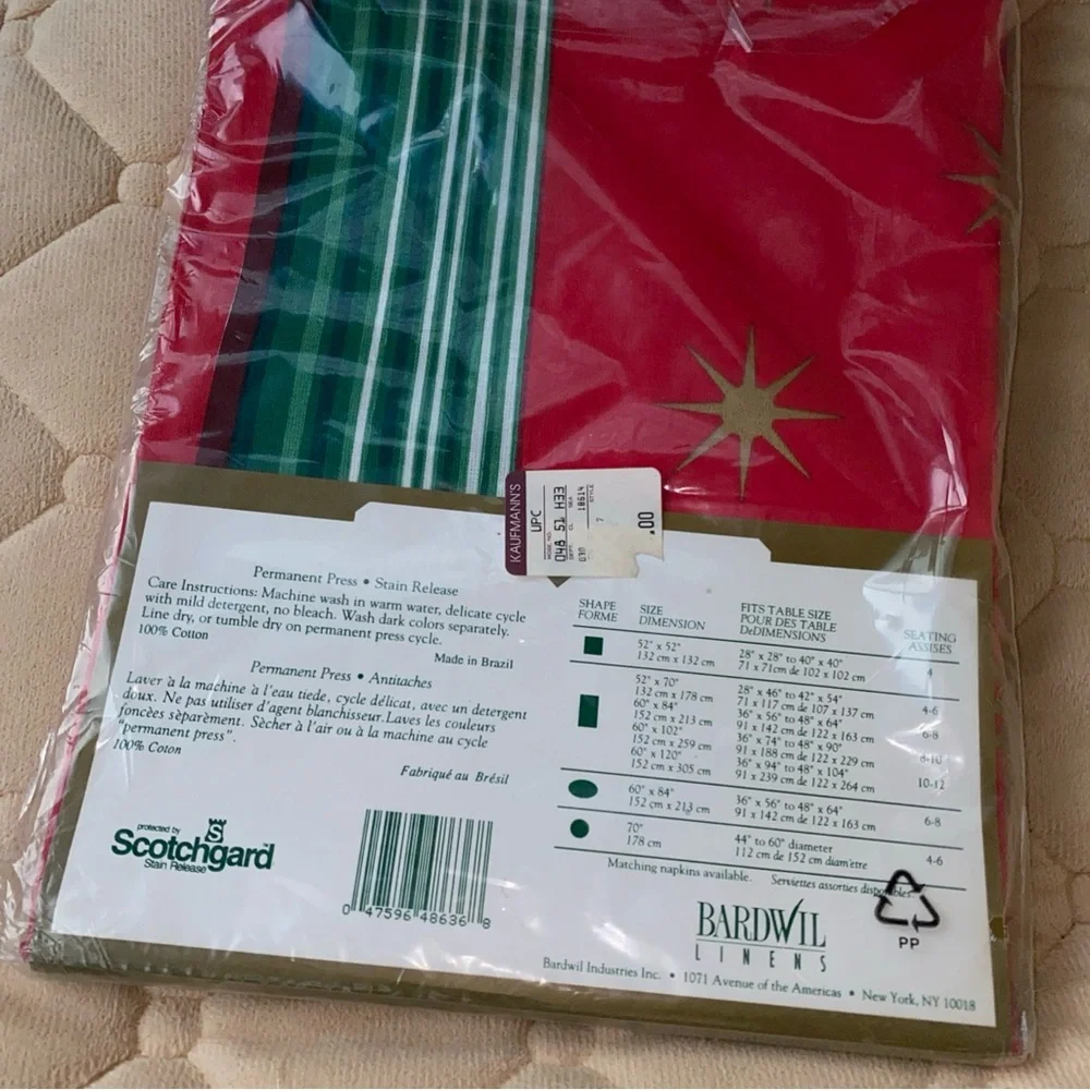 Bardwil vintage tablecloth
