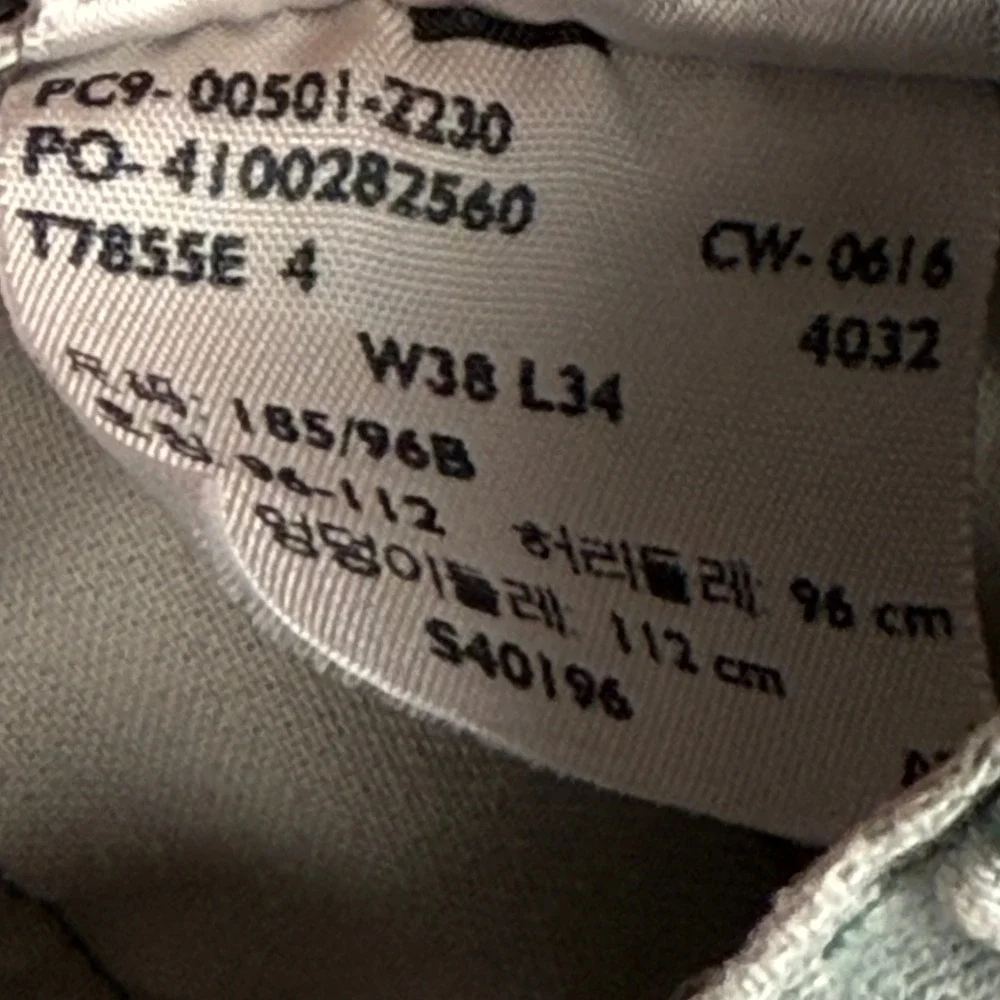 Levi's 501 Jeans 34x30 Original Shrink to Fit White Oak‎ Cone Denim Button Fly