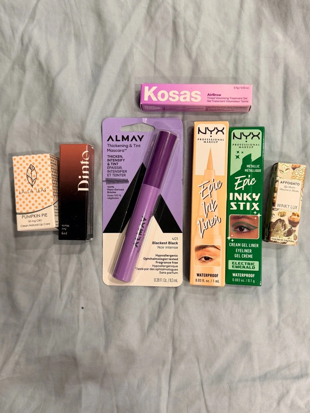 Makeup bundle ( kosas, nyx, almay, lala leaf, winky lux , dinto )