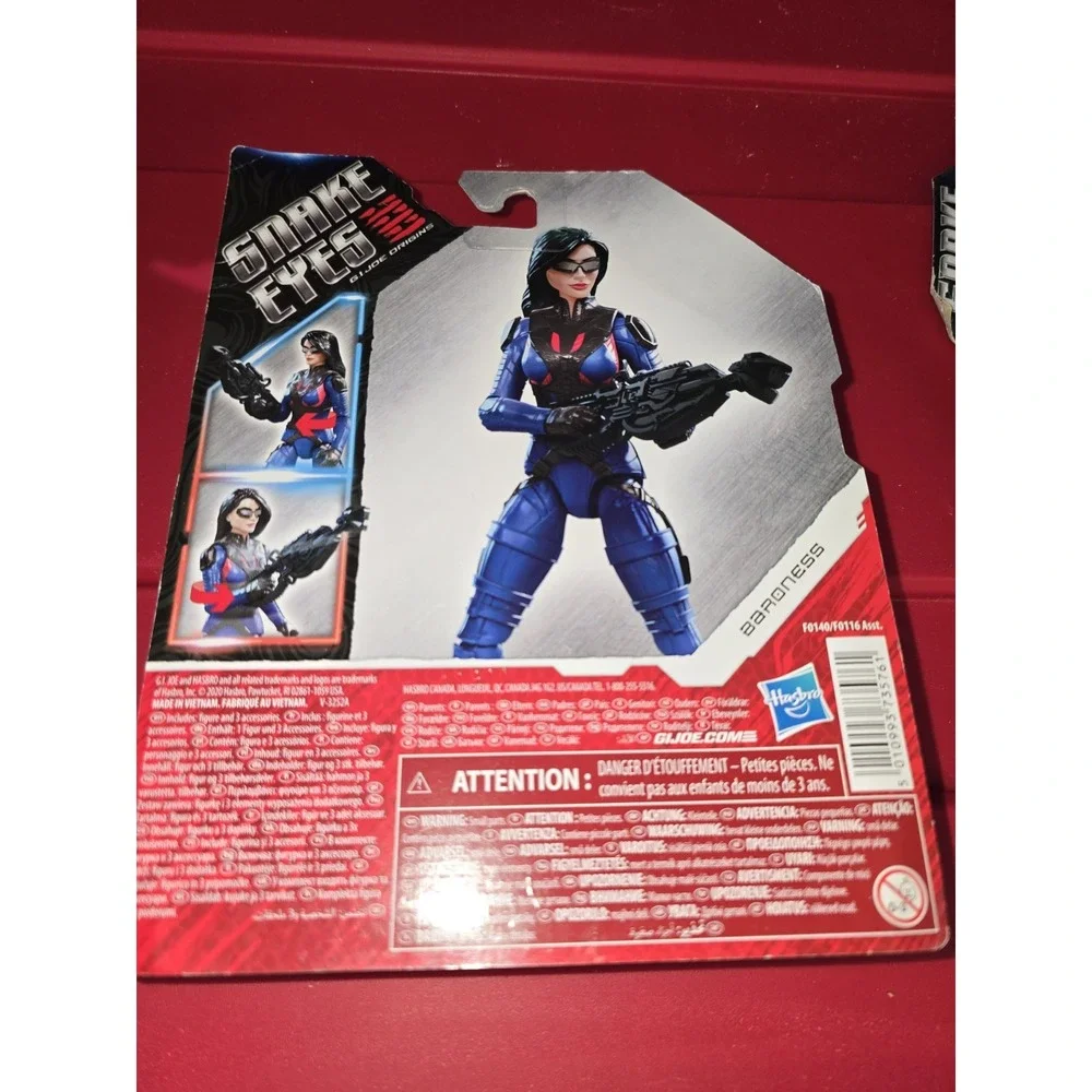 GI Joe Origins Snake Eyes Movie Baroness‎ Action Figure New -