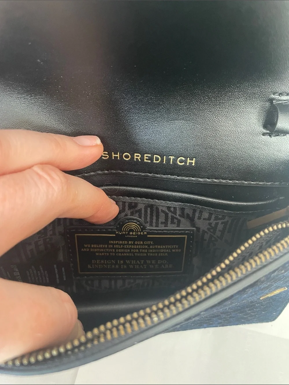 Kurt Geiger navy gorgeous