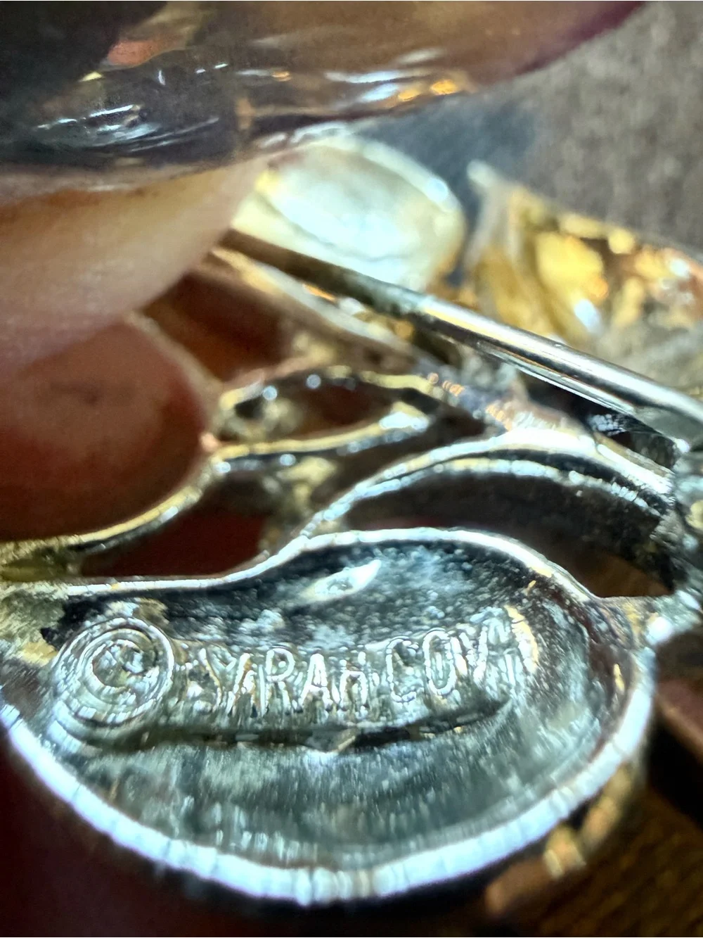 Sarah Coventry polished silver