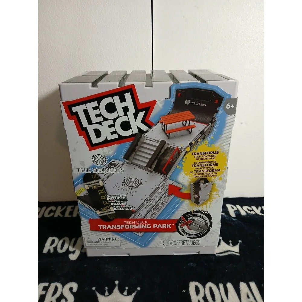 TECH DECK X-Connect The Berrics Transforming Park Create Your Own Skatepark New