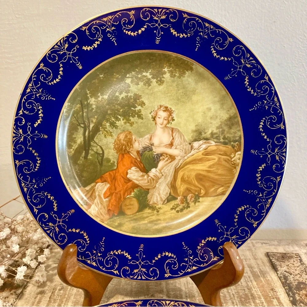 Vintage pair mirror