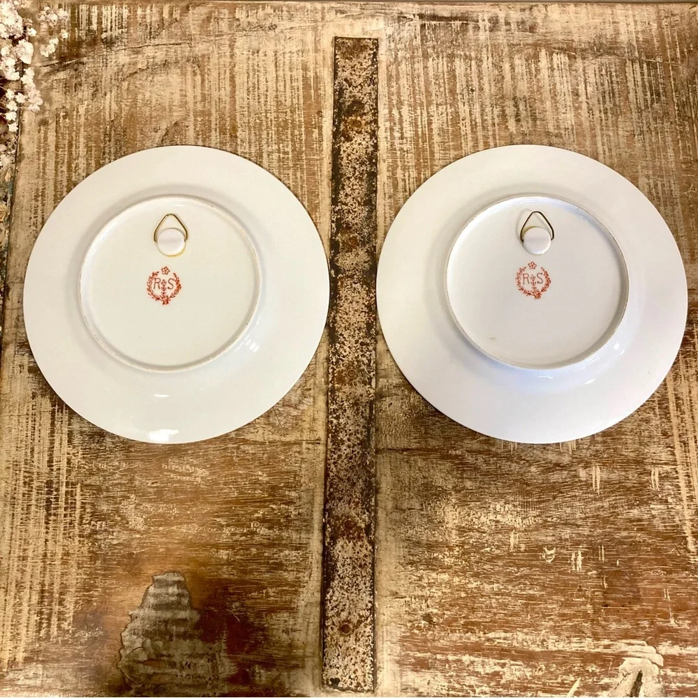 Vintage pair mirror