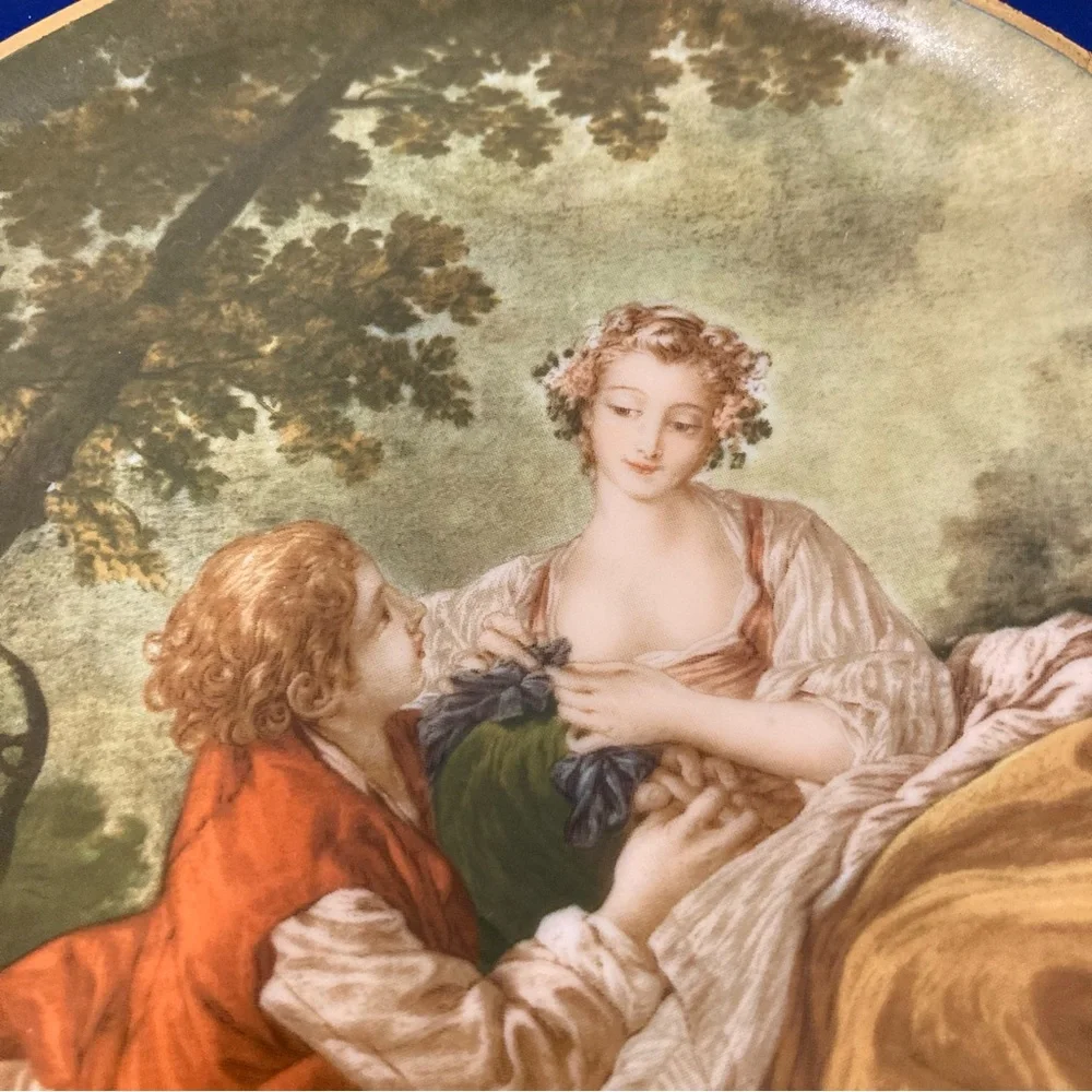 Vintage pair mirror